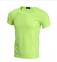 SKT001 Manufacture of solid color sports t-shirts Supply moisture wicking T-shirts Online ordering Sweatshirts 190G full polyester pinhole cloth Sweatshirt manufacturer T-shirt price t-shirt design Price t shirt offer t-shirt wholesale price detail view-4